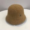 Solid Color Cloche Hat Basin Hat Wool Fisherman Hat for Chilly Outdoor Activitie