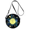 Women'S Personalized Vinyl Record Cosmetic Bag Shoulder Bag Backpack Storage Bag Polyester Travel Storage Bag