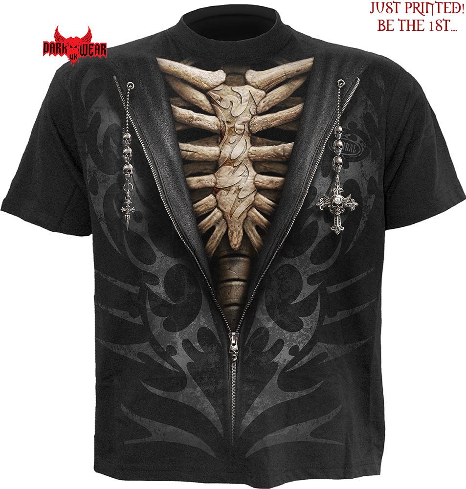 

SPIRAL DIRECT UNZIPPED TShirtTattoo wbr/ /Rock/Metal/Sk wbr/ eleton/Tribal/ wbr/ SM L XL XXL/Top Unisex T-Shirt L