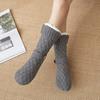 Winter Floor Socks Anti-Slip Fleece Lined House Socks Warm Slipper Socks with Grippers