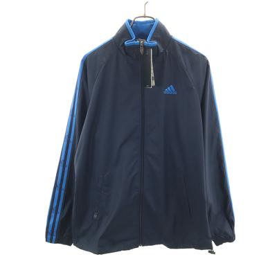 Unused Adidas Windbreaker L Navy Jacket Mesh Lining Men's Used