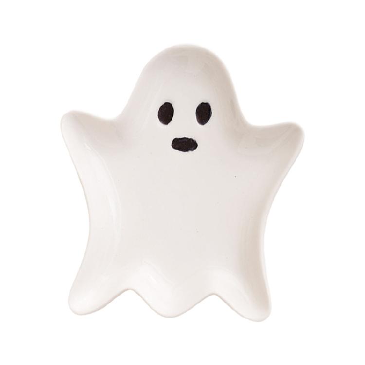 Керамический Подсвечник-Призрак Сочетает Декоративные и Практичные Функции для Организации Украшений 1