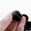 4Pcs Spherical Insert Non Slip Black Floor Protector Plugs Chair Leg Caps Dust Cover