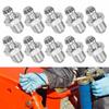 Stainless Steel Grease Fitting M8 X 1mm Thread 10 Pack for Hydraulic Systems Pneumatic Devices and Mechanical Assembly Lines
