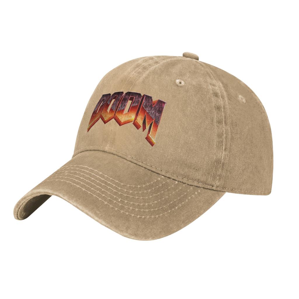 Doom Game Baseball Cap Fashion Distressed Washed  Sun Cap Men Women Outdoor Summer Gift Caps Hat