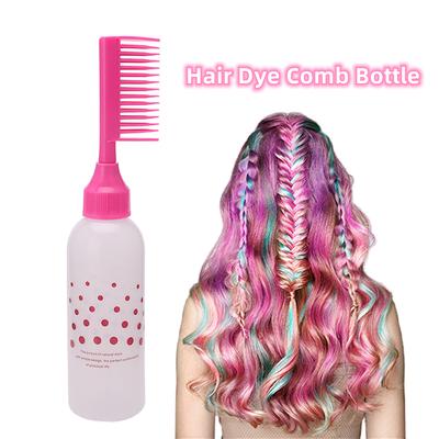 Hair Dye Applicator Bottles Plastic Shampoo Bottle Hair Coloring Smudge Tool Hairdressing Supplies