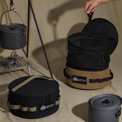 Organizzatore Impermeabile per Utensili da Tavola Multiuso Borsa Kit per Utensili da Cucina da Picnic Resistente alle Cadute Porta Pentole