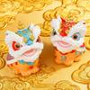 1Pcs Chinese-Style Festive Lion Dance Ornament for Desktop, Living Room, Tv Cabinet, Wine Cabinet, Entrance Decoration, High-End Feel, 