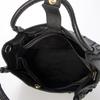 Soft Leather Round Bag Multi-Stripe 2-Way
