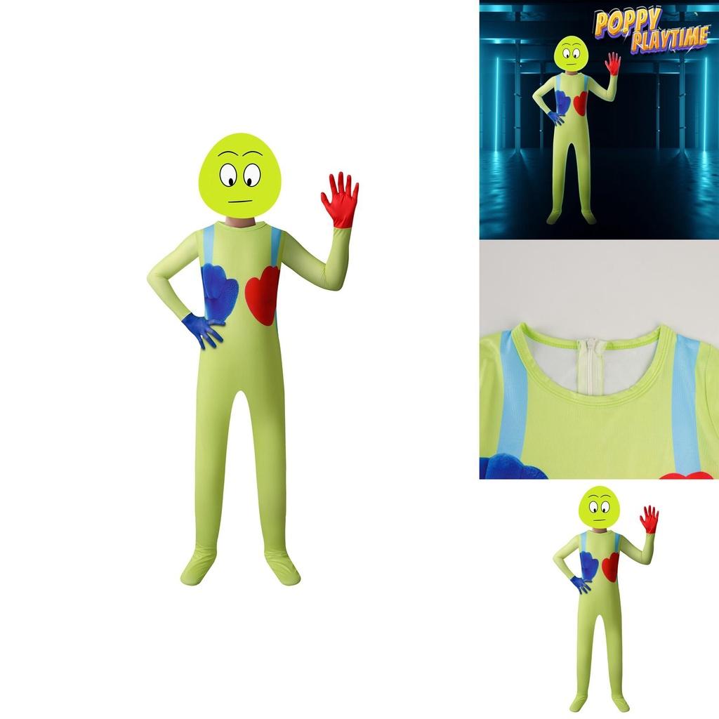 Fun Kids Poppy Playtime Bodysuit Costume For Parties And Cosplay Activities