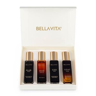 Luxury Man Perfume Gift Set 4 X 20 Ml for Men with KLUB, OUD, CEO, G.O.A.T Perfume | Woody, Citrusy Long Lasting EDP Fragrance Scent