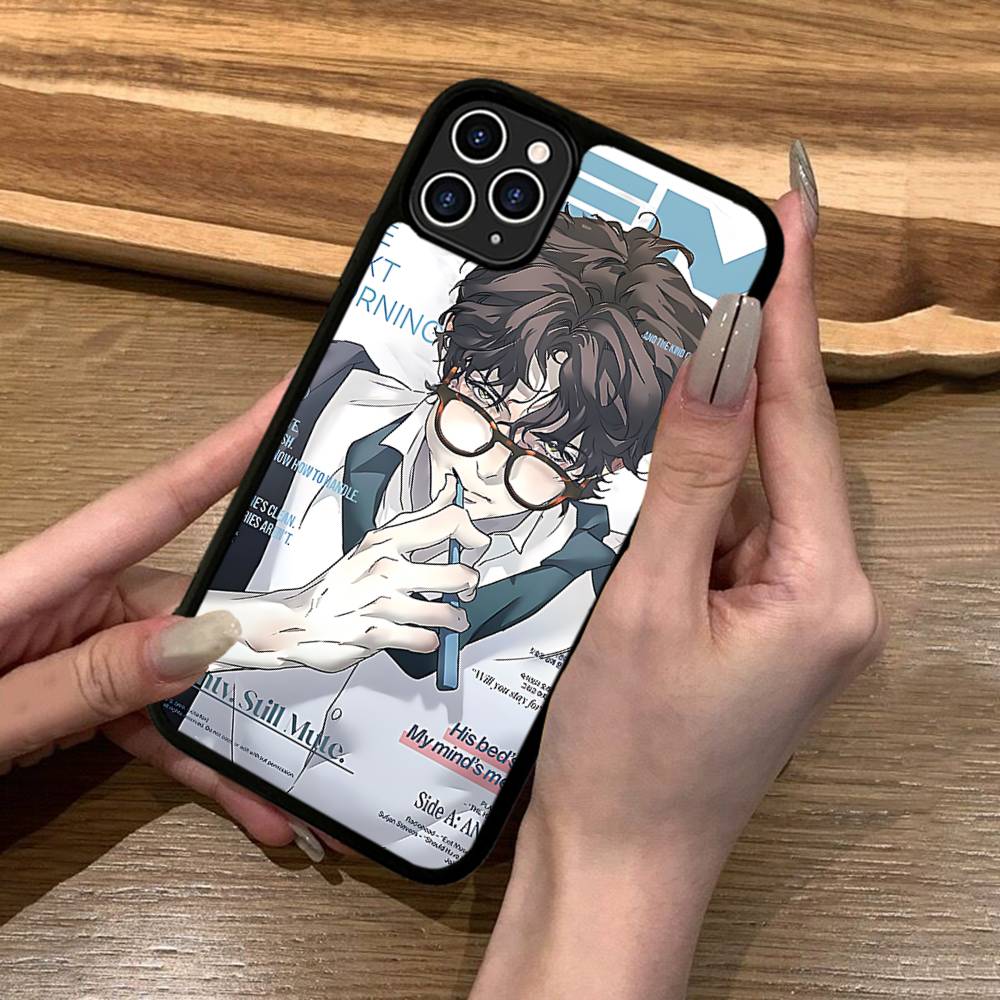 Nerd Project bl Anime PC+TPU Phone Case For iPhone 17 16 15 14 13 12 11 Pro Max Plus Kawaii Cartoon Cover