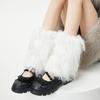 Foot Cover Faux Fur Leg Warmers Y2K Aesthetic Winter Leg Coverings Furry Leg Warmers  Spicy Girls