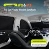 Smart Elf #3 Car Window Sunshade: Top Heat Insulation Front Windshield, Summer Sun Protection, Opaque Design.