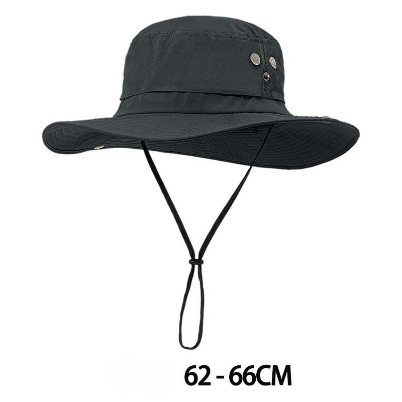 66Cm Big Size Quick Drying Fishman Hat Summer Outdoor Hiking Hat Men'S Uv Protection Wide Brim Sun Cap Women'S Foldable Sun Hat