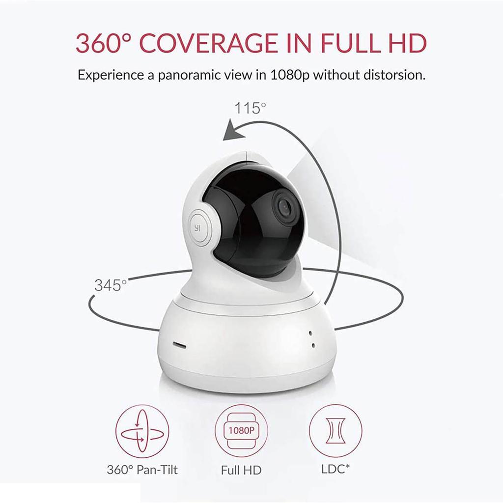 Kamera 1080p HD İç Mekan Kaydırma/Eğme/Yakınlaştırma Kablosuz IP Güvenlik Gözetim