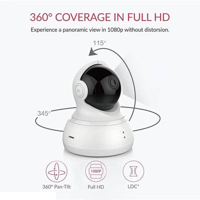 Kamera 1080p HD Indoor-Schwenk-/Neige-/Zoom-Wireless-IP-Sicherheitsüberwachung
