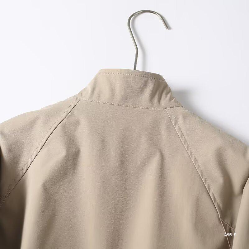 2026 Spring Men's & Women's Harrington Stand Collar Long Sleeve Zipper Jacket