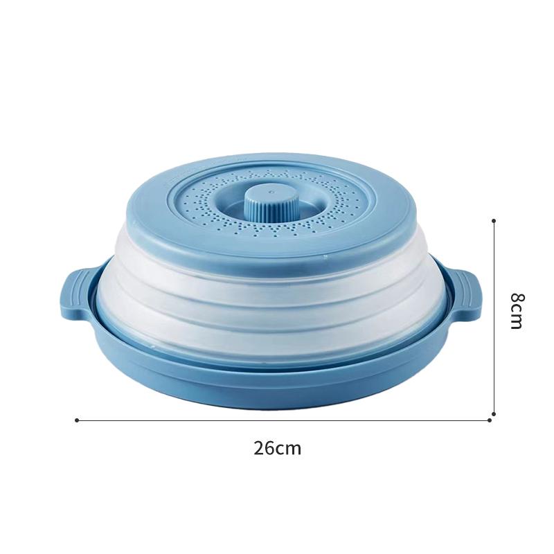 Folding Microwave Cover with Food Splash Proof Design Multi Function Heating Lid for Busy Kitchen Cooking