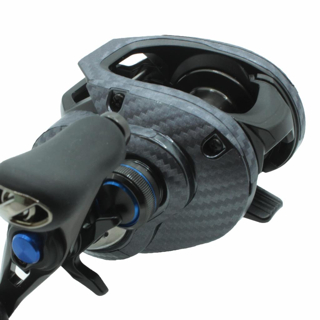 CUSTOM Custom Decal for YOROI 23SLX DC Baitcasting Scratch Protection SEAT.JP Reel, (Silver, Left-Handed)