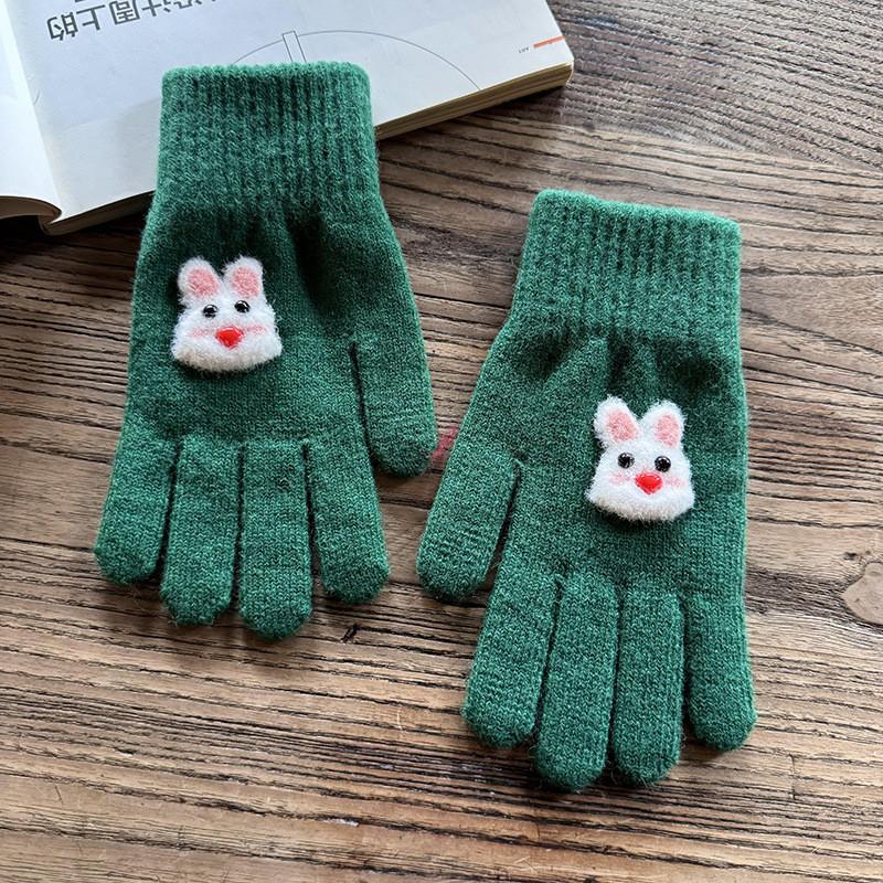Knitted Animal Pattern Gloves For Winter Warmth And Style