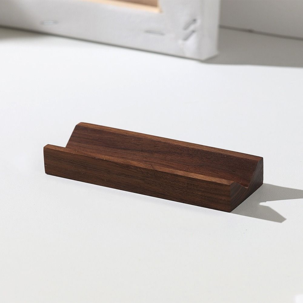 Wood Base Ring Display Rack Walnut Jewelry Photography Props Ring Holder  Jewelry Store