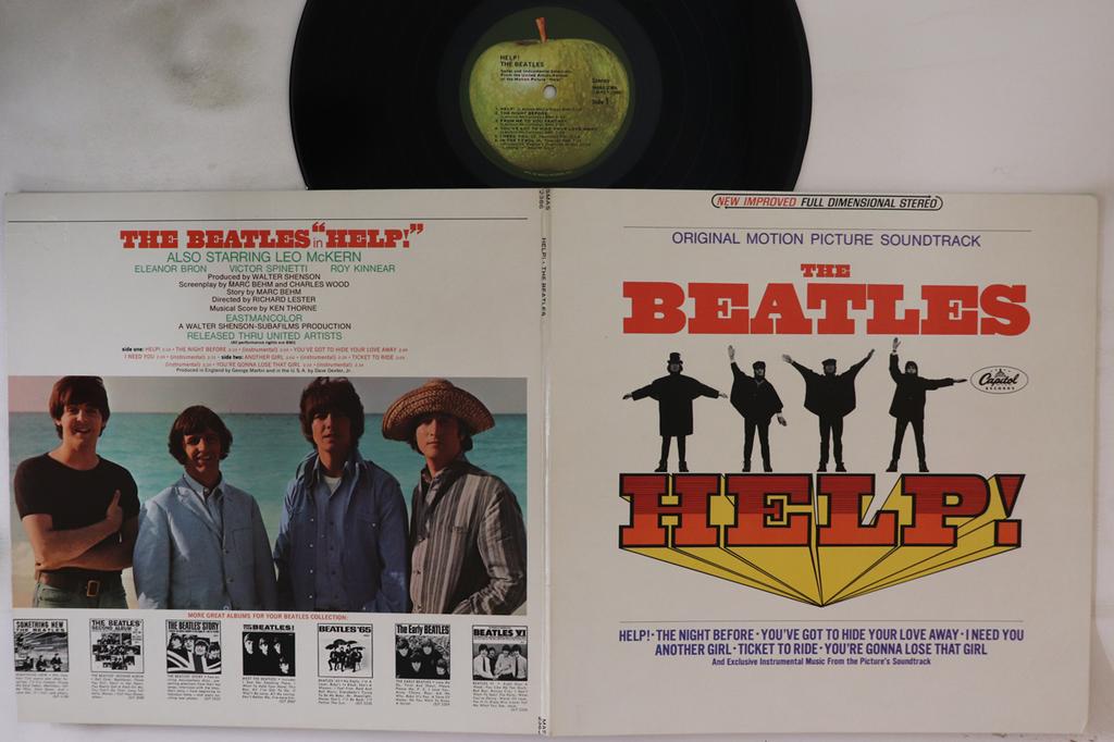 LP Record BEATLES - Help! SMAS2386 APPLE 1971 US Rock Used