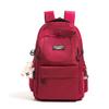 Schoolbag1011 summer new leisure computer schoolbag student solid color large capacity outdoor travel backpack Korean version backpack