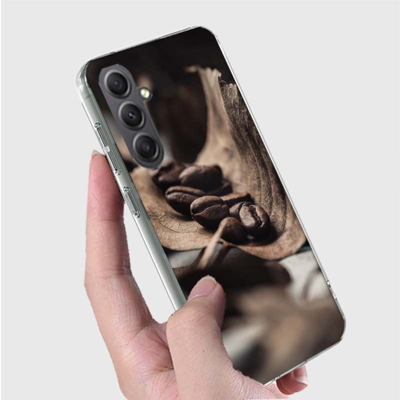Newly Baked Coffee Beans Phone Case for Samsung A16 A26 A36 A56 A17 A37 A57 A07 A06 A02S A03 A04S A05S Galaxy Note 20 10 A50S A7
