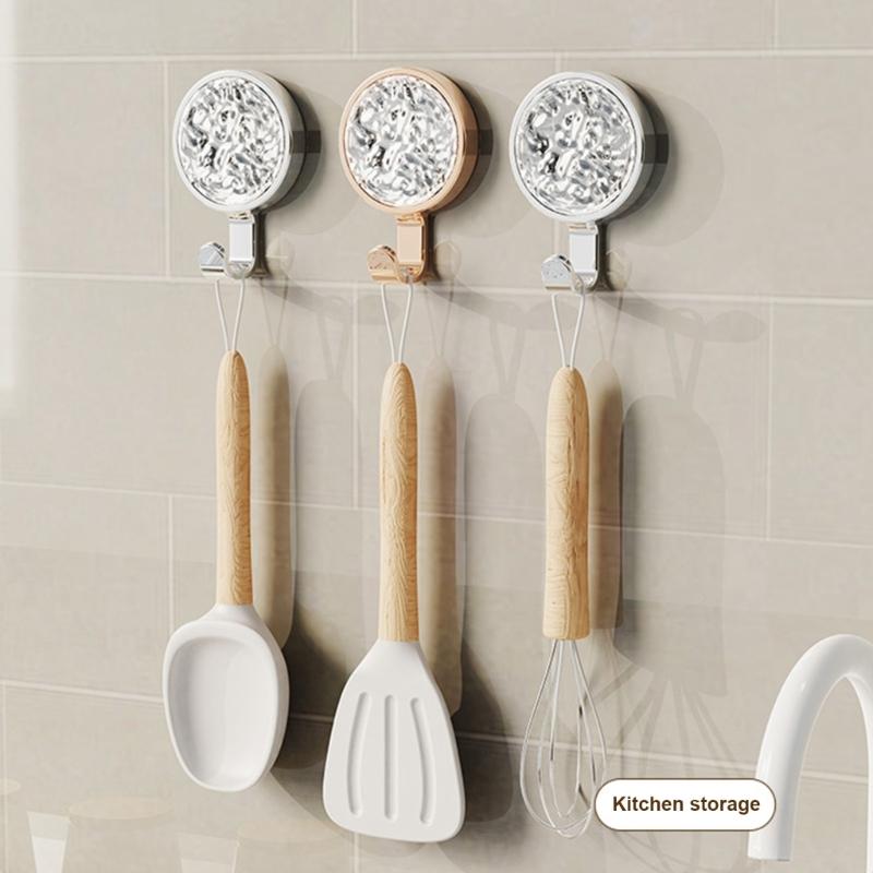 4 Stück Klebehaken Badezimmer Rostfrei Wasserdicht Starke Tragkraft Wandhaken Aufbewahrung Organisiert Ideal für Mieter