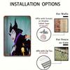 Maleficent & Aurora Themed Iron Wall Art - 8x12 Inch Vintage Metal Sign, Perfect for Home Decor, Bar, Garage, and Gifts, Officia