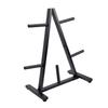 Weight Plate Storage Rack Heavy Duty Steel Weight Plate Holder Barbell Bumper Organizer Triangle Space Saving for Home