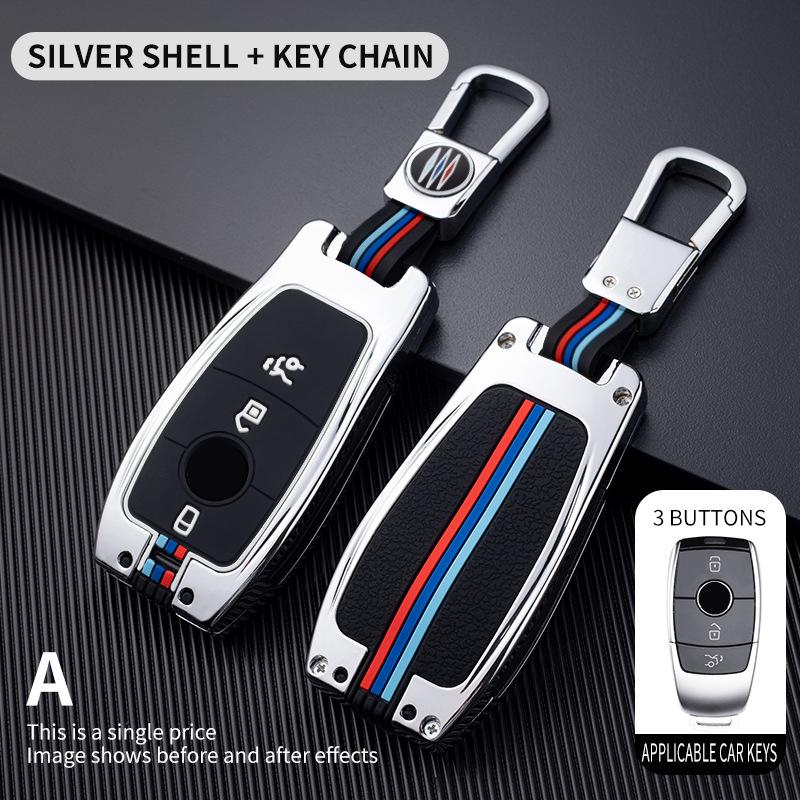 Mercedes-Benz Key Case for E-Class, C260L, C200L, A200L, E260, and GLC Luxury Models