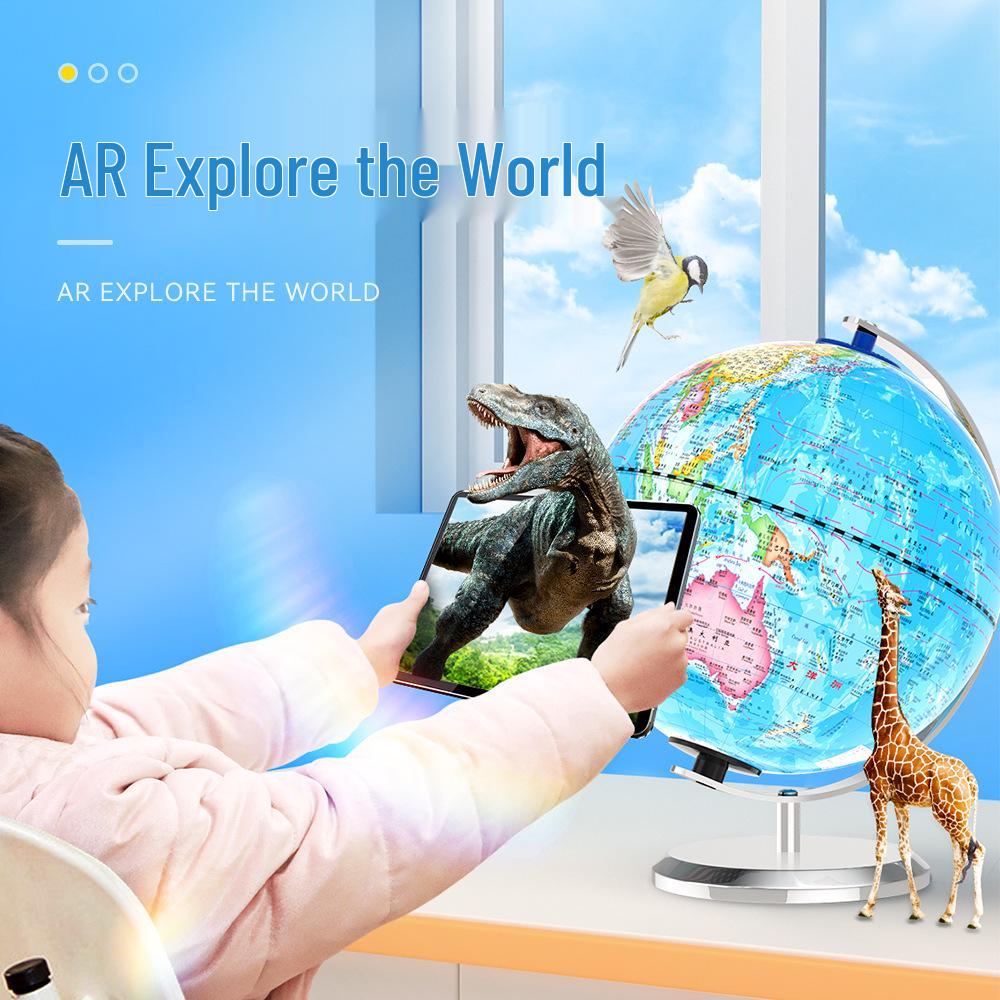 Tianyu 20CM HD Illuminated Globe with AR for Middle School Geography