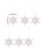 Acrylic Snowflakes Christmas Decorations Hanging Ornaments Decorative Accents