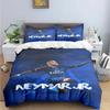 Fashion Football N-Neymar Bedding Set Duvet Cover Pillowcase Boys Adult Single Twin Full Queen King Size Bedding gift