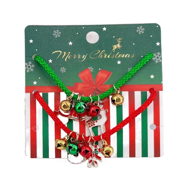 Stylish Christmas Bracelet with Snowman Bells Charm, Fashion Wrist Chain Gift for Wedding, Engagement, or Anniversary