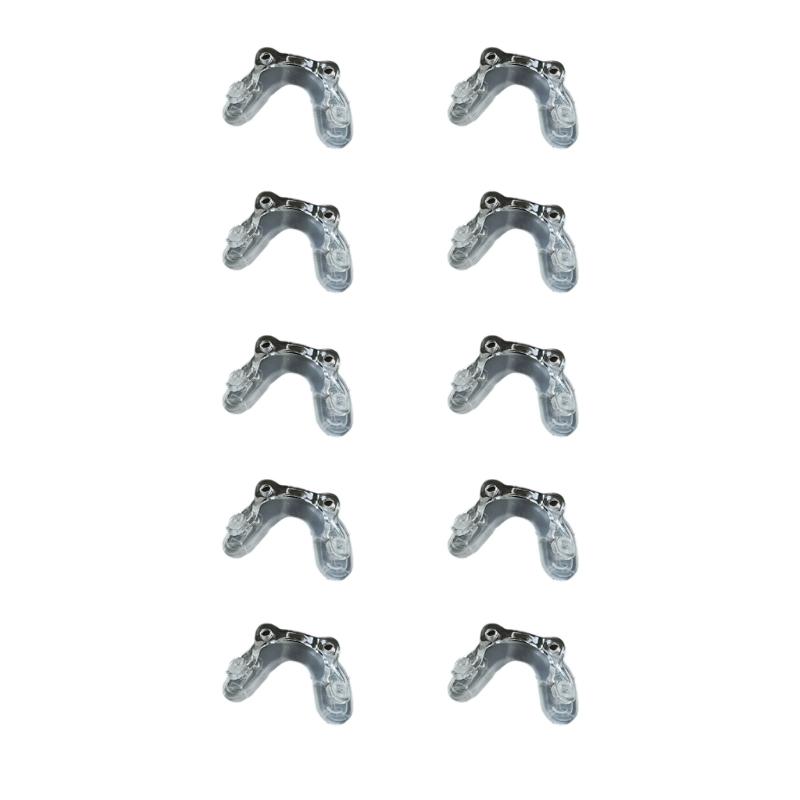 Clear Silicone Nose Pad 10 Pieces Anti Slip Cushions for Secure Glasses Fit No Pressure