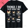 Dinge, die ich in meiner Freizeit mache Lustiges Farmer Farm Hühnerliebhaber T-Shirt Harajuku Kawayi Individuell Bedrucktes Grafisches Baumwoll-T-Shirt