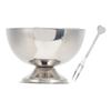 Dessert Bowls Stainless Steel Milkshake Cup ShortFooted Medium Snack Dish for Ice Cream Fruit