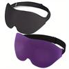 Sleep Mask For Side Sleeper, 100% Light Blocking Upgraded 3D Contoured Cup Eye Mask With Adjustable Strap, Eye Cover, Night Blindfold Eye Mask