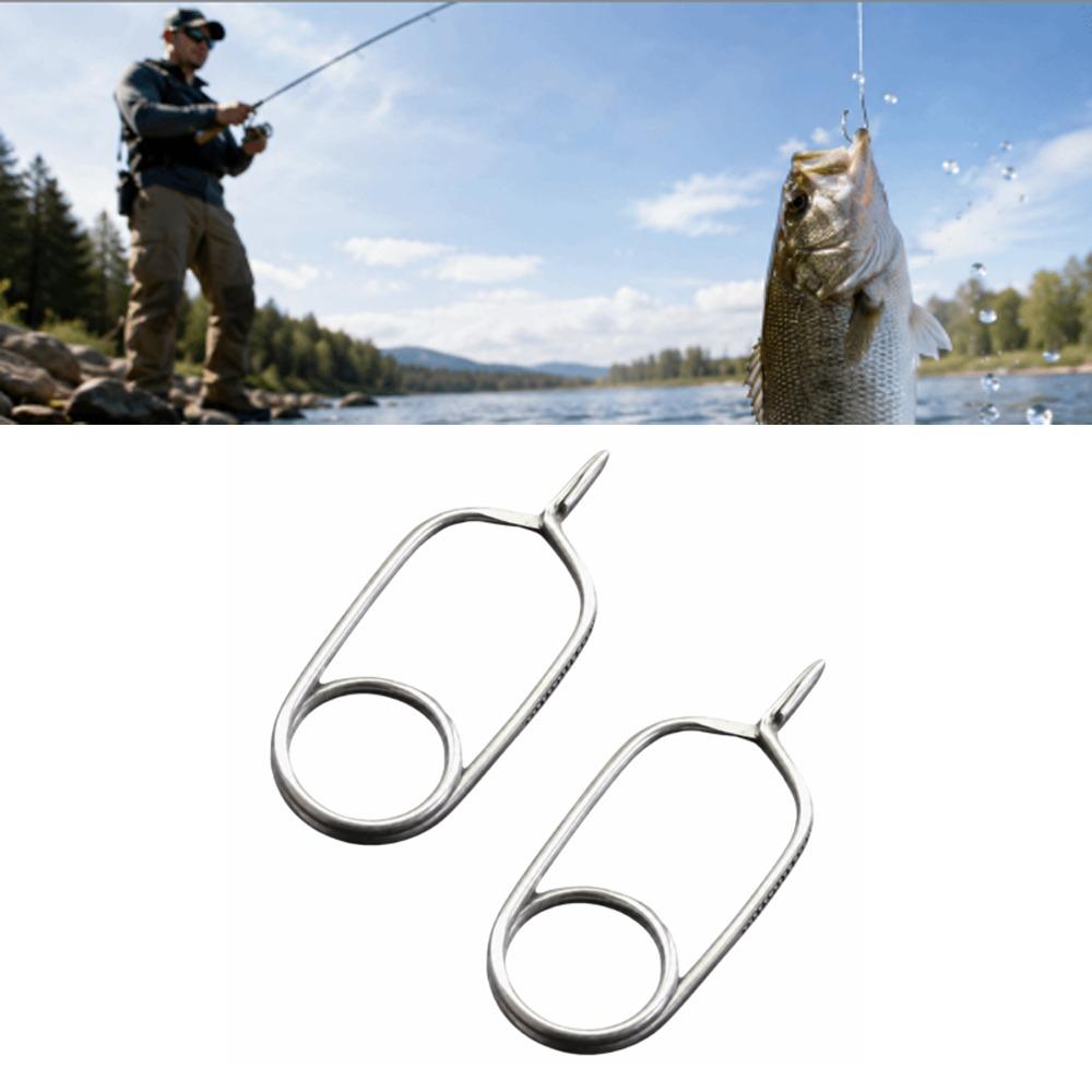 2PCS Stainless Steel Fly Fishing Pliers 3 Sizes Hackle Pliers Fly Tying Pliers  Fly Tying Tool