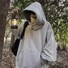 Herbst Einfarbig Ninja Rollkragen Hoodies Für Männer Vintage Fleece Sweatshirts Hip Hop Japanische Streetwear Übergroßen Hoodie