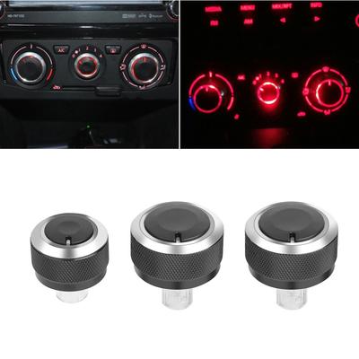 3 Adet Klima Isı Kontrol Anahtarı Düğmesi Ac Düğmesi Vw Passat B6 Jetta Bora Golf Mk5 İç Mekan Yedek Parçaları İçin