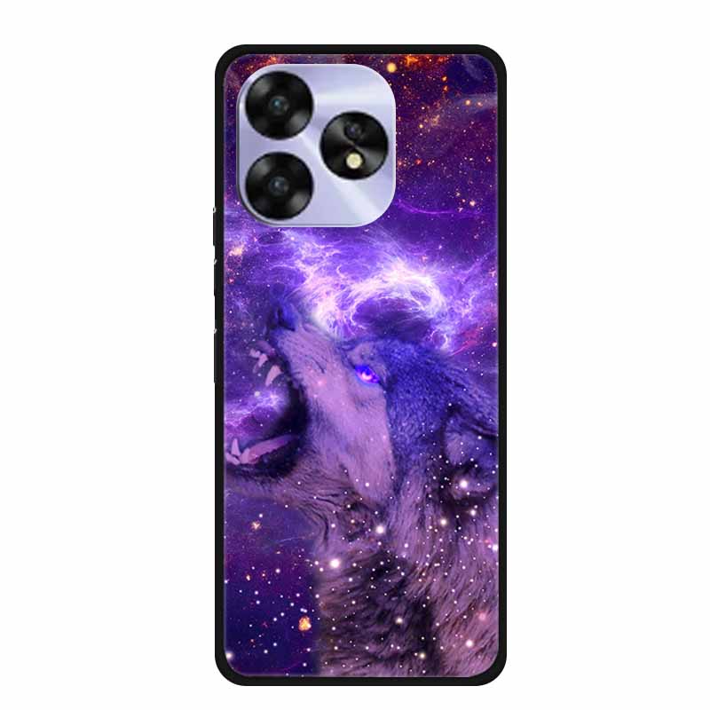 For Umidigi A15c A15 Case Painted Black Bumper TPU Soft Silicone Phone Cover For Umidigi A15 Cases A 15 15T Coque Funda Capa Cat