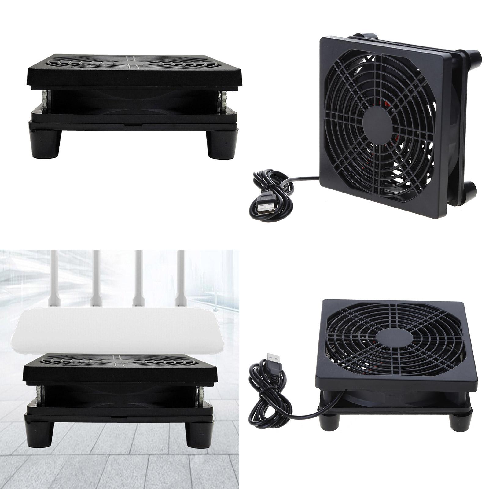 

120mm 5V USB Powered Fan Cooling for Router Modem TV Box Router Cooling Case Fan for Cooling Various Electronics Device