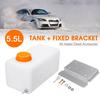 5.5L Plastic Fuel Oil Gasoline Tank+Screw Bracket For Car SUV Air Heater Diesel