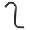 8in Stainless Steel Shower Extension Arm S-Curved Black Bathroom Accessory Shower Arm with G1Celsius2 Thread for Tall Individuals