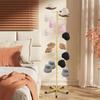 Gold 16-Hook Free Standing Hat Rack, 30lbs Capacity Display Stand for Closet, Modern Entryway & Boutique, Space-Saving Organizer