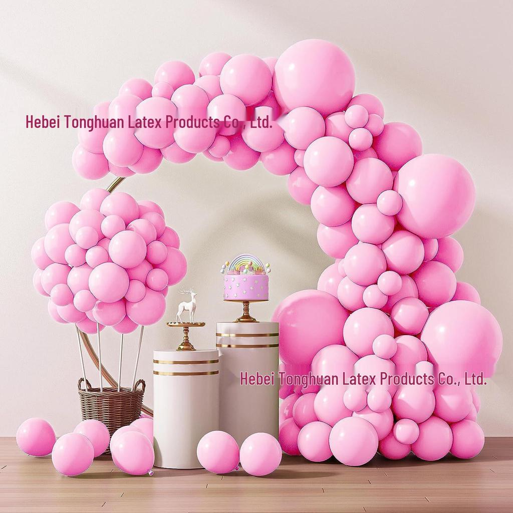 Conjunto de Balões Macarons Matte e Metálicos para Decorações de Festa de Aniversário Multicena
